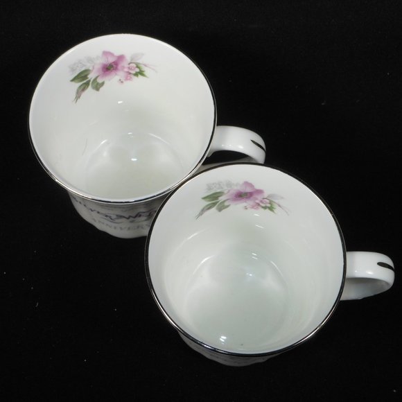2 coffee mugs. Duchess UK Gillian for 25th wedding anniersary - Picture 5 of 7